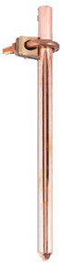 Copper bonded rods.