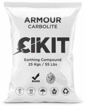 Armour Carbolite earthing compound of 25kgs pack.