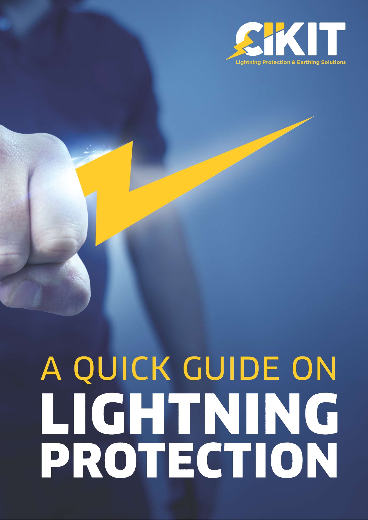 The cover page image of 'A handbook on Lightning Protection'.